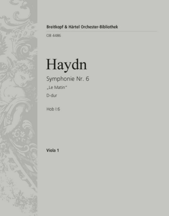 Haydn, Joseph Symphonie Nr. 6 D-dur Hob I:6 fr Orchester Viola