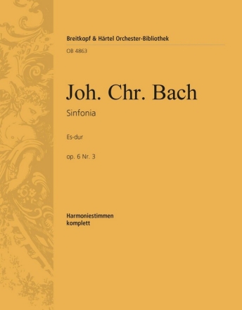 Sinfonia in Es op.6,3 fr Orchester Harmonie