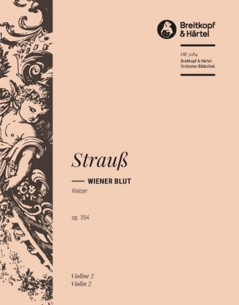 Strauss, Johann Wiener Blut op. 354 fr Orchester Violine 2