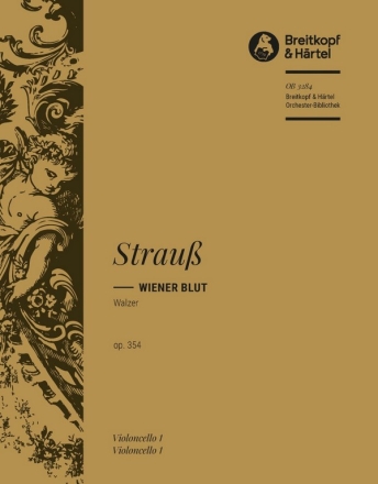 Strauss, Johann Wiener Blut op. 354 fr Orchester Violoncello