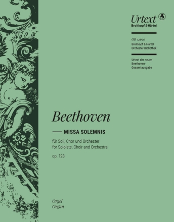 Missa solemnis op.123 fr Soli, Chor und Orchester Orgel