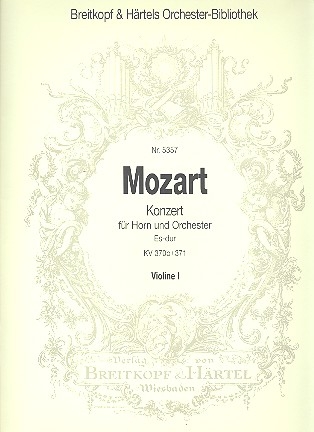 Konzert Es-Dur KV370b/371 fr Horn und Orchester Violine 1