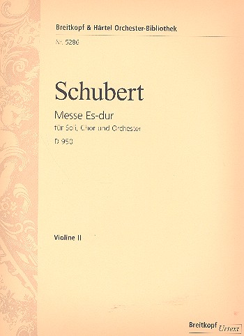 Messe Es-Dur D950 fr Soli, Chor und Orchester Violine 2