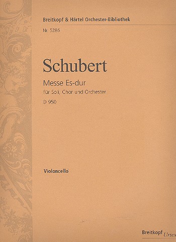 Messe Es-Dur D950 fr Soli, Chor und Orchester Violoncello