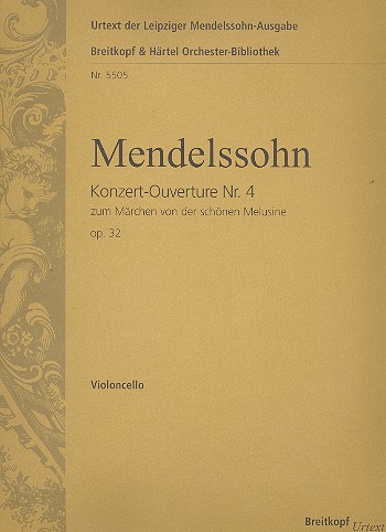 Konzert-Ouverture Nr.4 zum Mrchen von der schnen Melusine op.32 fr Orchester Viola