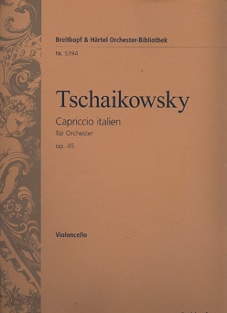 Capriccio Italien op.45 for orchestra Violoncello