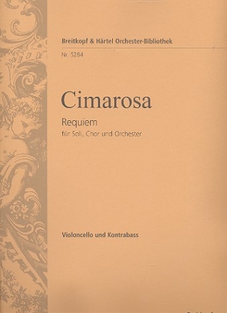 Requiem g-Moll fr Soli, Chor und Orchester Violoncello / Kontrabass