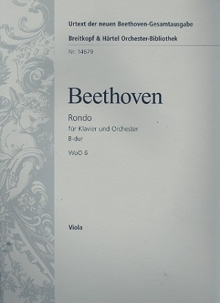 Rondo B-Dur WoO6 fr Klavier und Orchester Viola