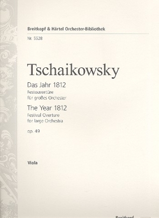 Das Jahr 1812 op.49 fr Orchester Viola