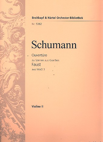 Ouvertre zu Szenen aus Goethes Faust WoO3 fr Orchester Violine 2