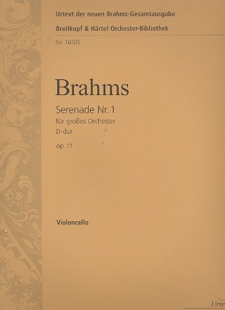 Serenade D-Dur Nr.1 op.11 fr Orchester Violoncello