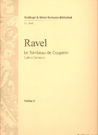 Le tombeau de Couperin fr Orchester Violine 2