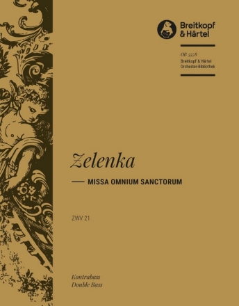 Missa omnium Sanctorum a-Moll ZWV21 fr Soli, gem Chor und Orchester Kontrabass