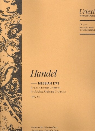 Messiah HWV56 fr Soli, gem Chor und Orchester Violoncello / Kontrabass