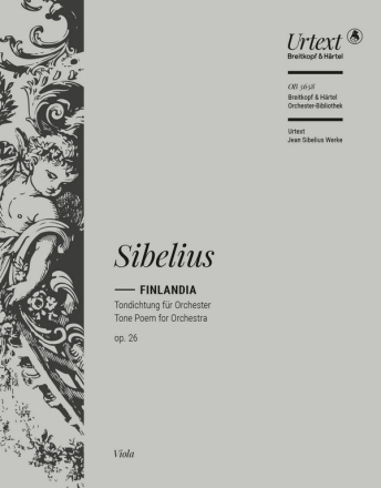 Sibelius, Jean Finlandia op. 26 fr Orchester Viola