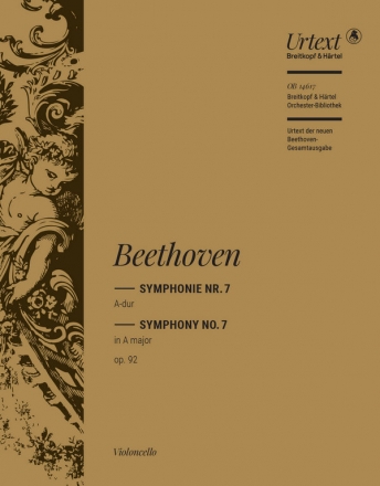 Sinfonie A-Dur Nr.7 op.92 fr Orchester Violoncello