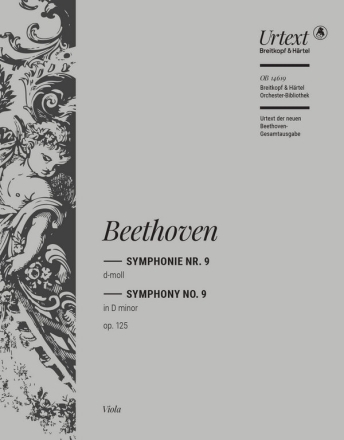 Symphonie Nr.9 d-Moll op.125 fr Soli, gem Chor und Orchester Stimme Viola