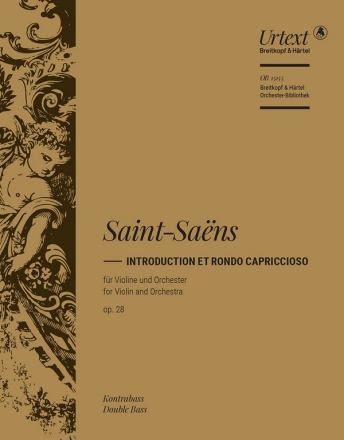 Saint-Saens, Camille Introduction et Rondo capriccioso op. 28 fr Violine und Orchester Kontrabass