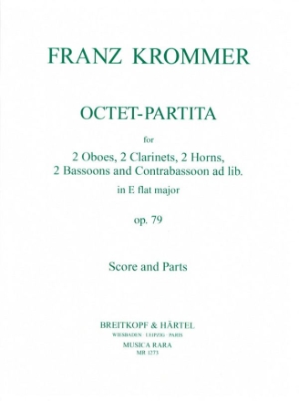 Krommer, Franz Oktett-Partita in Es op. 79 fr Blser-Oktett