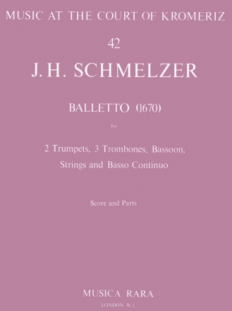 Balletto (1670) fr 6 Blser, Streicher und Bc