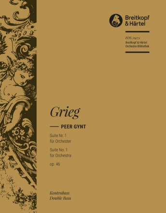 Peer Gynt-Suite Nr.1 op.46 fr Orchester Kontrabass