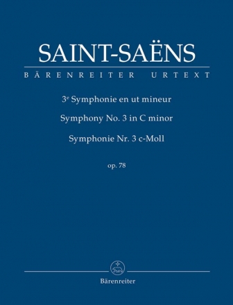 Sinfonie c-Moll Nr.3 op.78 fr Orchester Studienpartitur