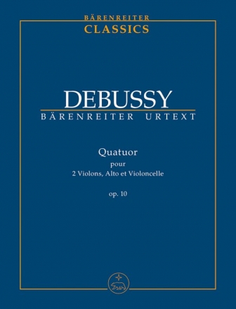 Streichquartett op.10  Studienpartitur