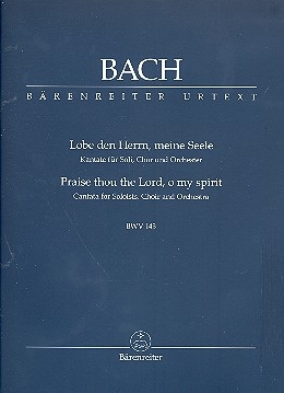 Lobe den Herrn meine Seele Kantate BWV143 Nr.143 Studienpartitur