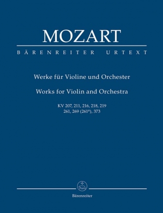 Werke fr Violine und Orchester Studienpartitur