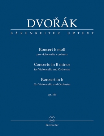 Konzert h-Moll op.104 fr Violoncello und Orchester Studienpartitur