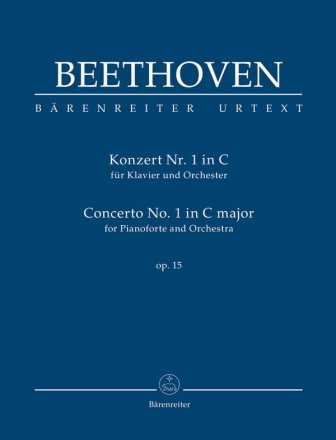 Konzert C-Dur Nr.1 op.15 fr Klavier und Orchester Studienpartitur