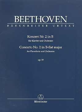 Konzert B-Dur Nr.2 op.19 fr Klavier und Orchester Studienpartitur