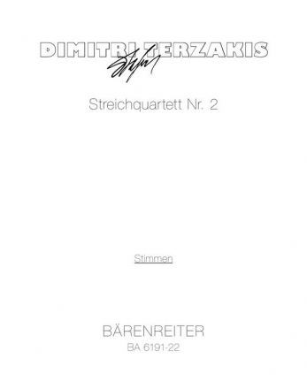 Streichquartett - Stimmensatz 2 V/Va/Vc