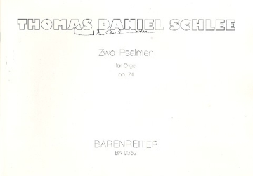 2 Psalmen op.74 fr Orgel