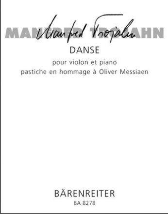 Danse pour violon et piano