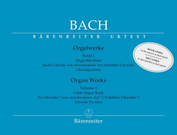 Neue Bach-Ausgabe Serie 4 Orgelwerke Band 1 Orgelbchlein Neuausgabe 2018