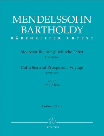 Meeresstille und glckliche Fahrt op.27 fr Orchester Partitur