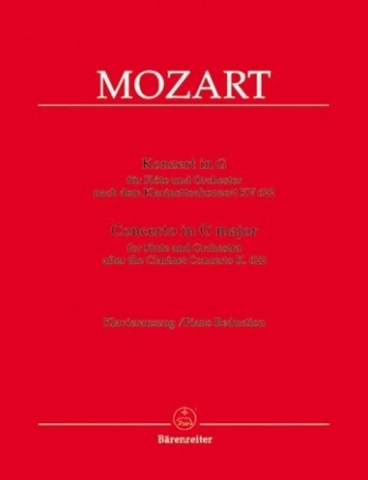 Mozart, Wolfgang Amadeus Konzert In einer Bearbeitung von A. E. Mller nach dem Klarinettenkonzert KV 6 Partitur Fl/Orch