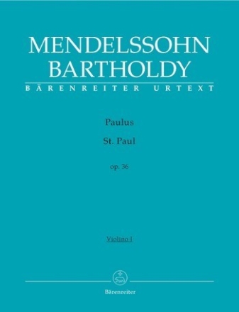 Paulus op.36 fr Soli, Chor und Orchester Violine 1