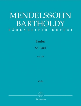 Paulus op.36 fr Soli, Chor und Orchester Viola (Mindestmenge 3 Stck)