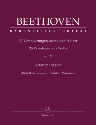 33 Variations on a Waltz op.120 for piano