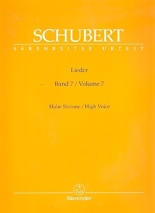 Lieder Band 7 fr Gesang (hoch) und Klavier praktische Ausgabe