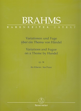 Variationen und Fuge ber ein Thema von Hndel op.24 fr Klavier