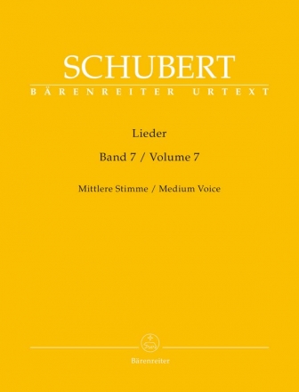 Lieder Band 7 fr Gesang (mittel) und Klavier praktische Ausgabe