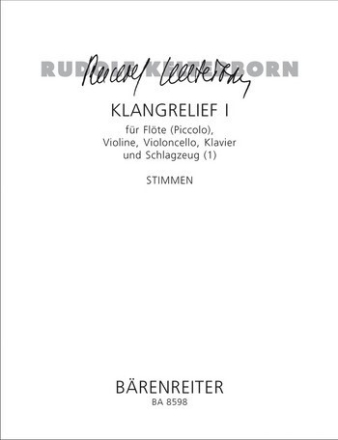 Klangrelief I - Partitur Ens