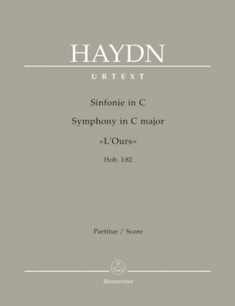 Sinfonie C-Dur Nr.82 Hob.I:82 fr Orchester Partitur