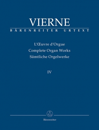 Smtliche Orgelwerke Band 4 Sinfonie Nr.4 op.32