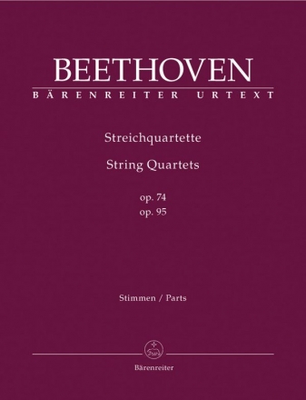 Streichquartette op.74 und op.95 Stimmen