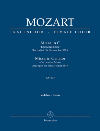 Missa C-Dur KV317 fr Soli, Frauenchor und Orchester Partitur