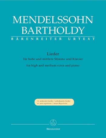 Lieder fr hohe (mittlere) Stimme und Klavier